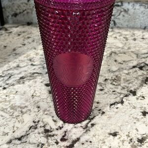 Berry studded  Starbucks cup